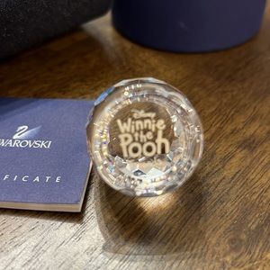 🍯Winnie the Pooh Title Plaque Honey Pot. Mint. Boxed with Certificate